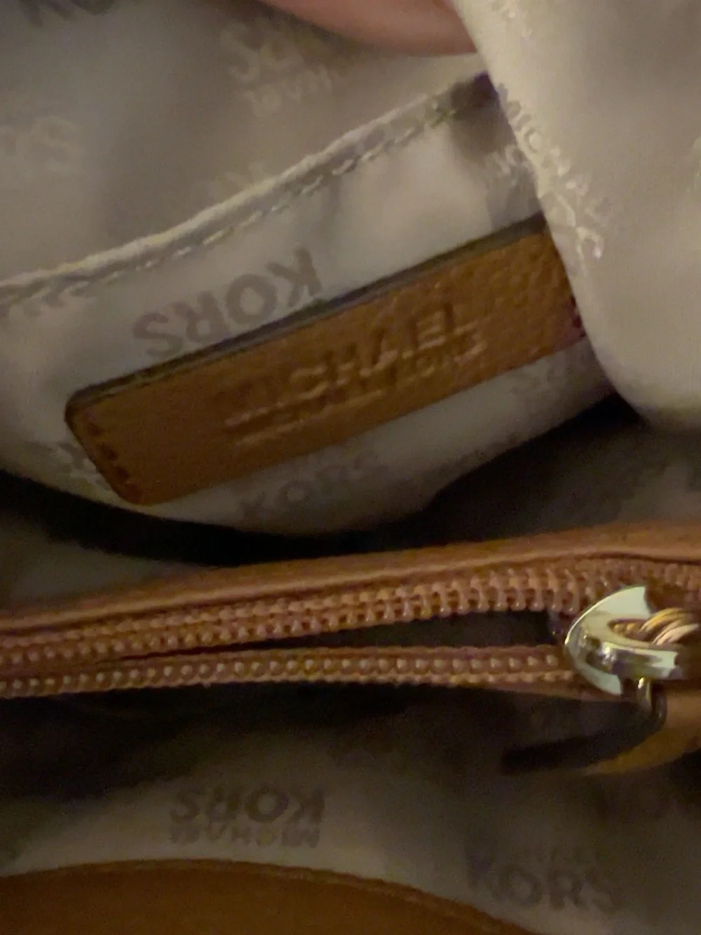 Michael Kors Hamilton Luggage Brown Pebbled Leather Large Satchel Shoulder Bag